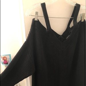 Torrid brand off the shoulder sweater with straps